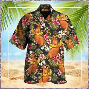 Hawaiian Aloha Hawaiian Shirtss Fat Dachshund  - Thelegend59