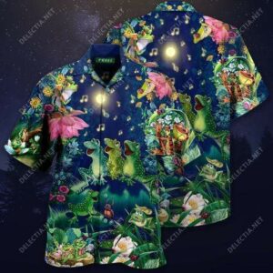Hawaiian Aloha Hawaiian Shirtss Frogs Sing Christmas Songs  - Thelegend59