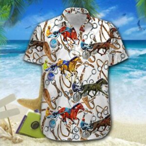 Hawaiian Aloha Hawaiian Shirtss Harness Racing  - Thelegend59