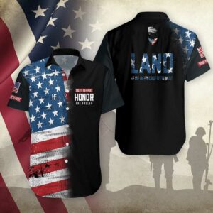 Hawaiian Aloha Hawaiian Shirtss Patriotic Usa Salute The Heroes  - Thelegend59