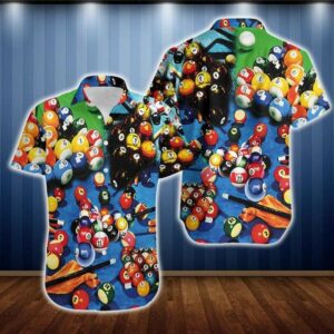Hawaiian Aloha Hawaiian Shirtss Pool Billiard Vintage  - Thelegend59