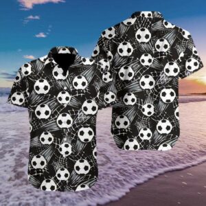 Hawaiian Aloha Hawaiian Shirtss Soccer Pattern  - Thelegend59