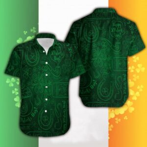 Hawaiian Aloha Hawaiian Shirtss St Patrick'S Day Irish Pattern  - Thelegend59