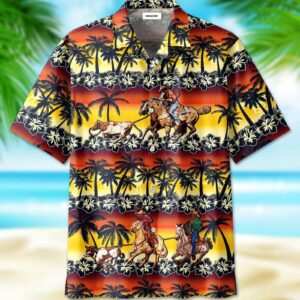 Hawaiian Aloha Hawaiian Shirtss Team Roping Hawaii  - Thelegend59