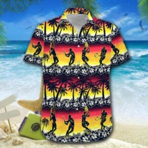 Hawaiian Aloha Hawaiian Shirtss Tennis Hibiscus  - Thelegend59