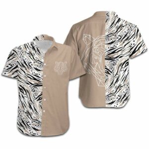 Hawaiian Aloha Hawaiian Shirtss Tiger Skin  - Thelegend59