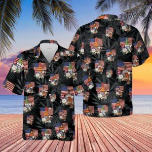 Hawaiian Aloha Hawaiian Shirtss Us Bourbon Independence Day  - Thelegend59