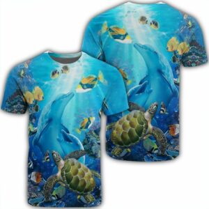 Hawaiian Animal Ocean Thawaiian Shirts  - Thelegend59