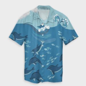 Hawaiian Dolphins Hawaiian Shirt  - Thelegend59