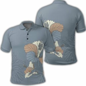 Hawaiian Hibiscus Polo Hawaiian Shirts  - Thelegend59