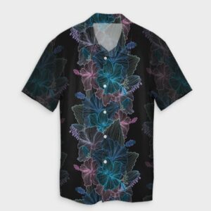 Hawaiian Hibiscus Full Color Hawaiian Shirt  - Thelegend59