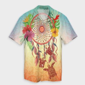 Hawaiian Hibiscus Strelitzia Flower Dreamcatcher Hawaiian Shirt  - Thelegend59
