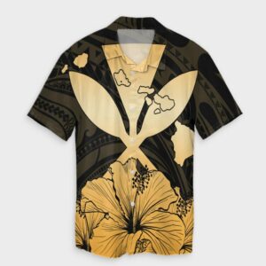 Hawaiian Kanaka Hawaiian Shirt Hibiscus Love  - Thelegend59