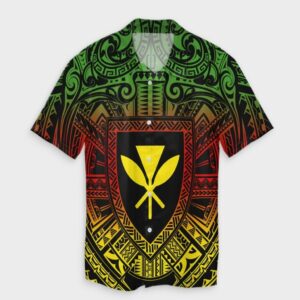 Hawaiian Kanaka Maoli Center Hawaiian Shirt  - Thelegend59