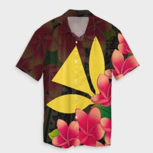 Hawaiian Kanaka Plumeria Hawaiian Shirt  - Thelegend59