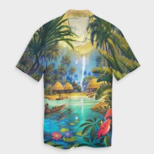 Hawaiian Living In Aboriginal Village Hawaiian Shirt  - Thelegend59