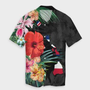 Hawaiian Map Hawaii Flag Hibiscus Hawaiian Shirt  - Thelegend59