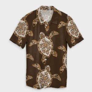 Hawaiian Old School Turtle Hawaiian Shirt  - Thelegend59