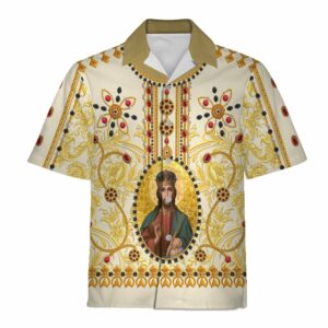 Hawaiian Outfit Jesus - Gold  - Thelegend59