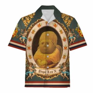 Hawaiian Outfit Pope Leo X After Raphael  - Thelegend59