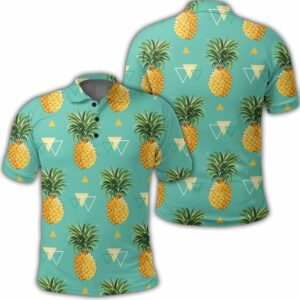 Hawaiian Pineapple Polo Hawaiian Shirts  - Thelegend59