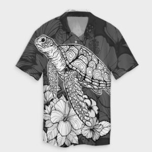 Hawaiian Sample Turtle Plumeria Hawaiian Shirt  - Thelegend59
