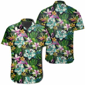 Hawaiian Shirt - Animals And Tropical Flowers Hawaiian Shirts  - Thelegend59