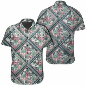 Hawaiian Shirt - Exotic Tropical Flowers In Pastel Colors Hawaiian Shirts  - Thelegend59