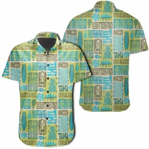 Hawaiian Shirt - Seamless Exotic Tiki Pattern Hawaiian Shirts  - Thelegend59