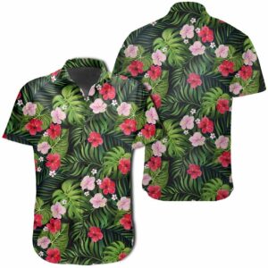 Hawaiian Shirt - Tropical Flower Mix Hawaiian Shirts  - Thelegend59