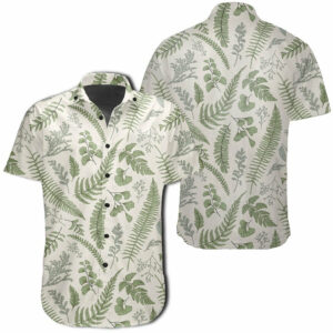 Hawaiian Shirt - Tropical Green Pattern Hawaiian Shirts  - Thelegend59