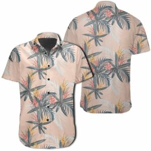 Hawaiian Shirt - Tropical Pattern Pink Hawaiian Shirts  - Thelegend59