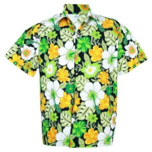 Hawaiian Shirt Aloha Cotton Charm Flower Leisure Beach Holiday  - Thelegend59