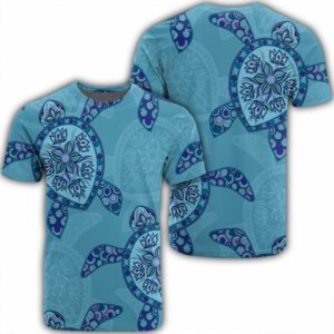 Hawaiian Turtle Plumeria Thawaiian Shirts  - Thelegend59