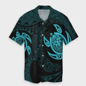 Hawaiian Two Turtle Hawaiian Shirt Blue  - Thelegend59