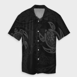 Hawaiian Two Turtle Hawaiian Shirt Gray  - Thelegend59