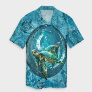 Hawaiian Whirlpool Turtle Hawaiian Shirt  - Thelegend59