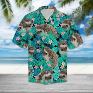 Hedgehogs Tropical Multicolor Unique Design Hawaiian Shirt For Men Women  - Thelegend59