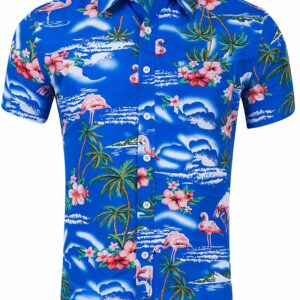 Hibiscus Floral Blue Amazing Design Hawaiian Shirt  - Thelegend59