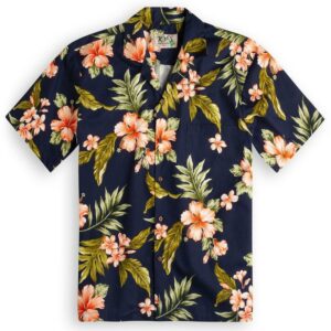 Hibiscus Garden Blue Nice Design Hawaiian Shirt  - Thelegend59