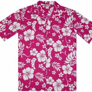 Hibiscus Party Redhawaiian Shirt Made In Hawaii - Summer Hawaiian Shirts - Beach Hawaiian Shirtss  - Thelegend59
