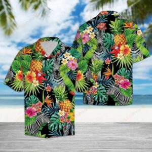 Hiding Zebra Multicolor Best Design Hawaiian Shirt For Men Women  - Thelegend59