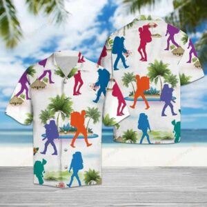 Hiking Lover Multicolor Unique Design Hawaiian Shirt For Men Women  - Thelegend59