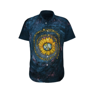 Hippie  Blue Amazing Design Unisex Hawaiian Shirt  - Thelegend59