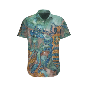 Hippie  Blue Nice Design Unisex Hawaiian Shirt  - Thelegend59