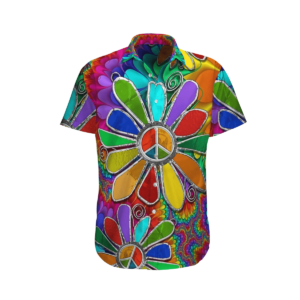 Hippie  Colorful Amazing Design Unisex Hawaiian Shirt  - Thelegend59