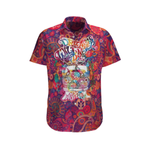Hippie  Red Amazing Design Unisex Hawaiian Shirt  - Thelegend59