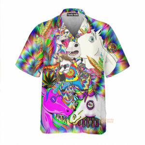 Hippie Unicorn Dream For Wonderland Hawaiian Shirt - For Men And Women - Kids  - Thelegend59
