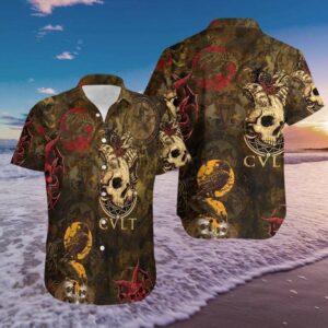 Honor Satan Hawaiian Aloha Hawaiian Shirtss  - Thelegend59