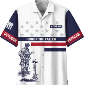 Honor The Fallen Veteran Hawaiian Shirt - For Men And Women - Kids  - Thelegend59